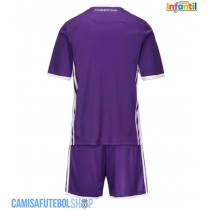 Camisa de time de futebol Fiorentina Replicas 1º Equipamento Infantil 2025-26 Manga Curta (+ Calças curtas)